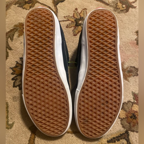 Men’s leather canvas Black half cab Vans 13 - Picture 9 of 9